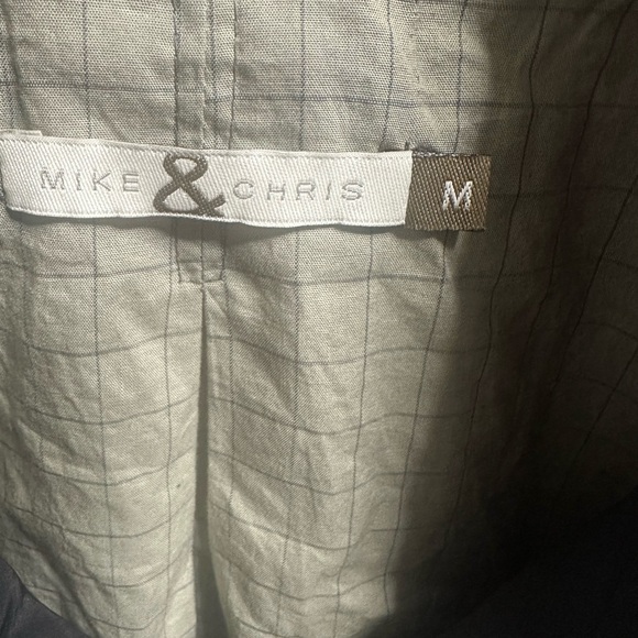 Mike & Chris Black Bomber Jacket with Gold Accents - Picture 7 of 8